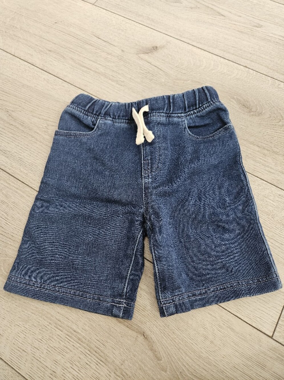 Joe Fresh Toddler Boys Knit Denim Pull-On Shorts Elastic Waist Size 4